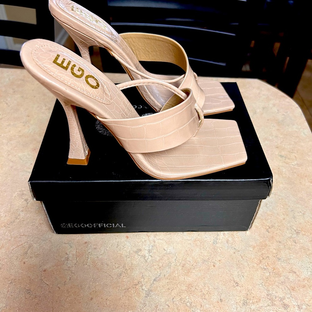 Heels.. Open toe mules